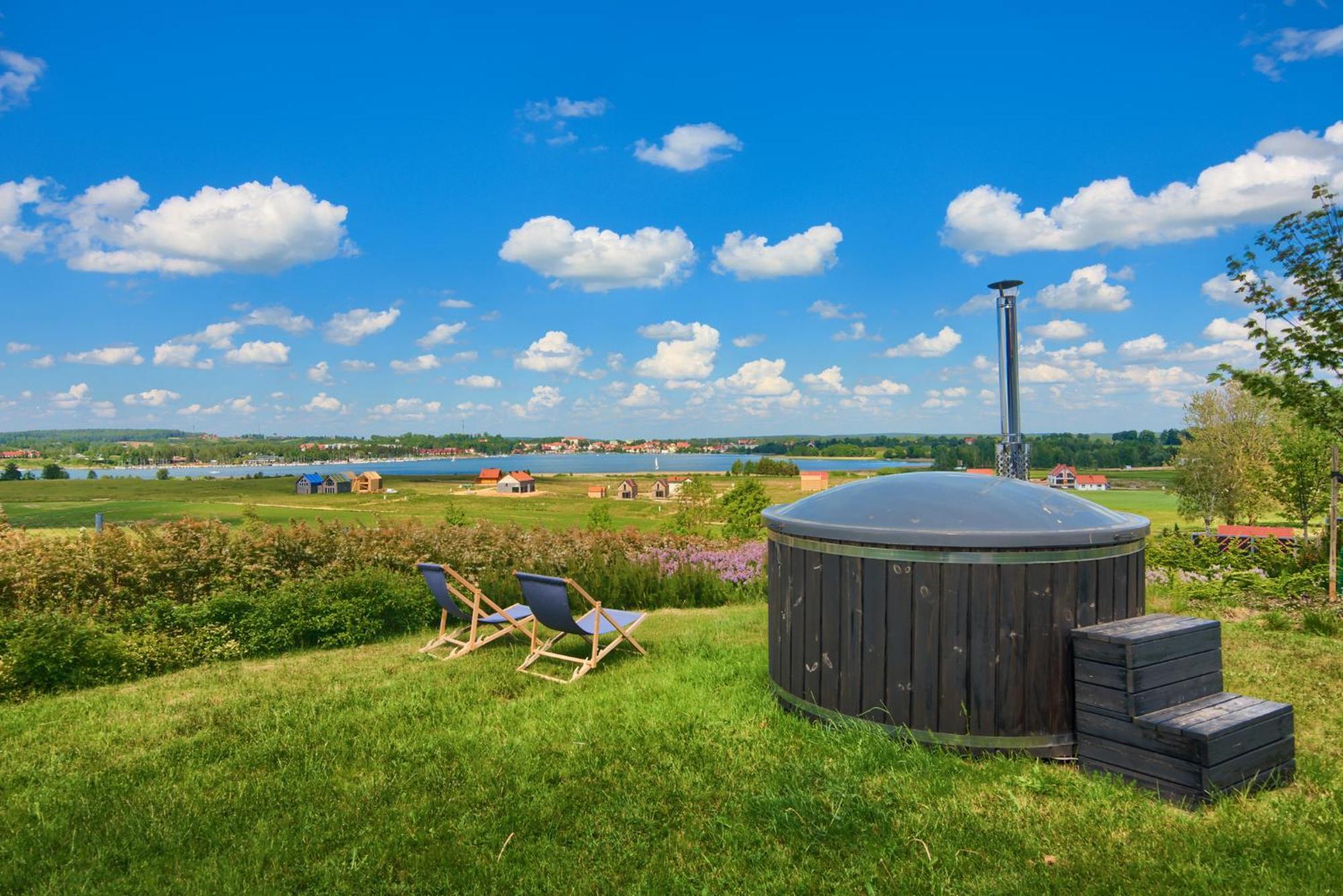 Luksusowy Apartament Ryn Mazury Widok Na Jezioro, Goraca Balia Экстерьер фото